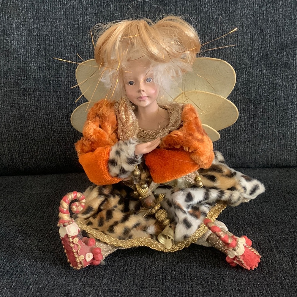 Whimsical Animal Print Fairy